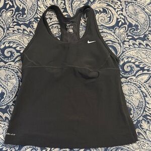 Nike Black Dri-FIT Racerback Tank